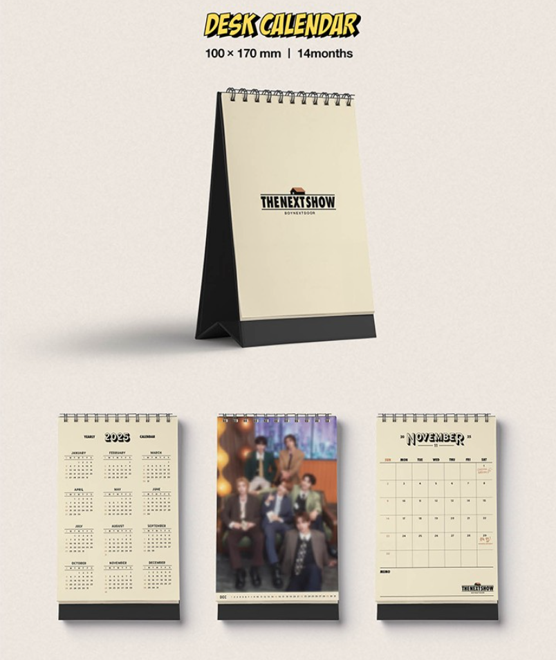 j-store-online-boynextdoor-2025-seasons-greetings-desk-calendar