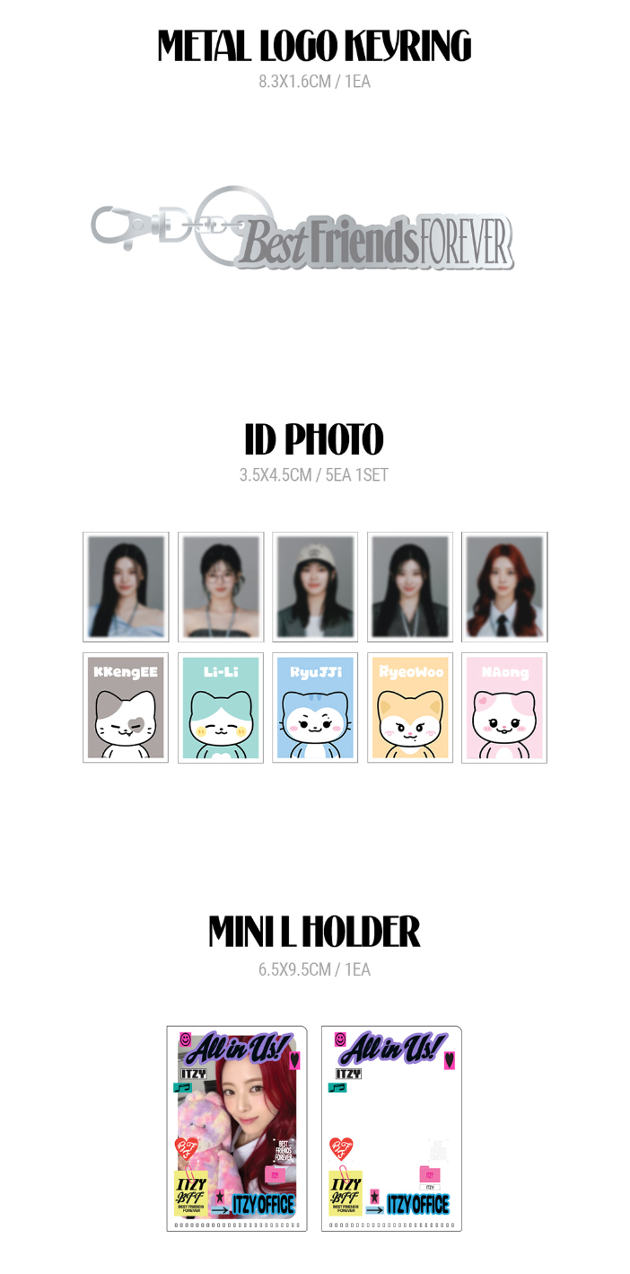 j-store-online-itzy-best-friends-forever-seasons-greetings-2025-metal-logo-keyring-id-photo-mini-l-holder