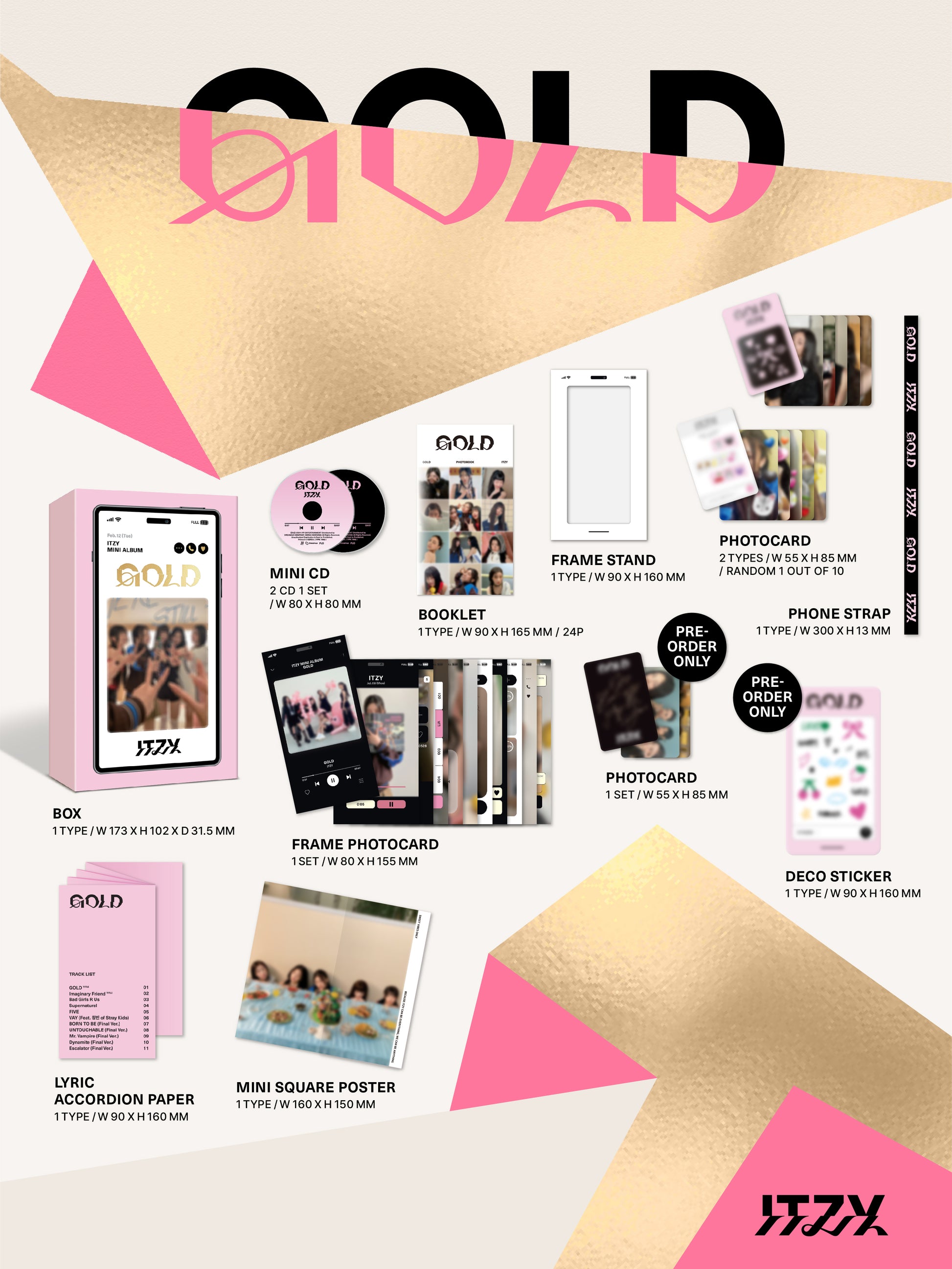 j-store-online-itzy-golden-phone-box-version-limited-edition