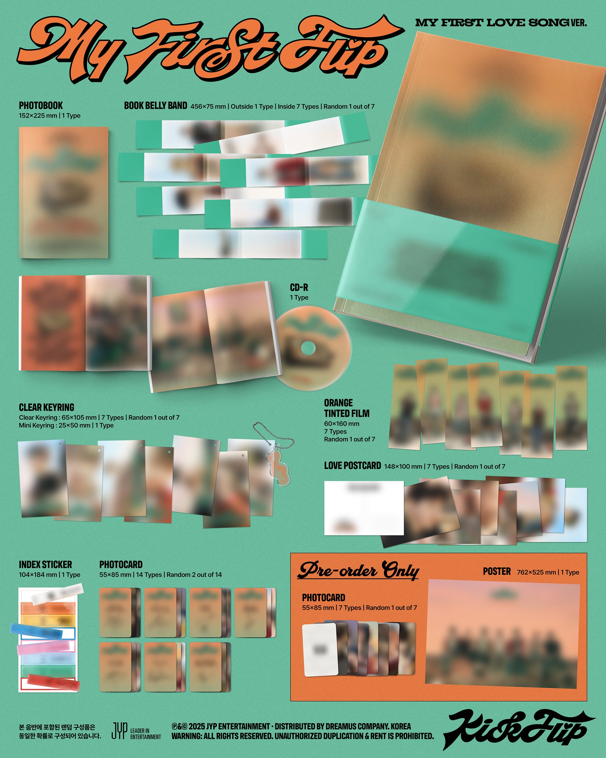 j-store-online-kick-flip-my-first-flip-3rd-mini-album-makestar-exclusive-photocard-my-first-love-song-version