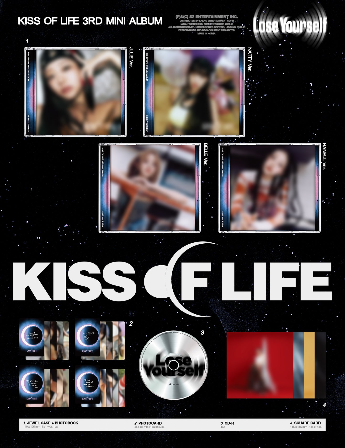 j-store-online-kiss-of-life-lose-yourself-3rd-mini-album-jewel-ver