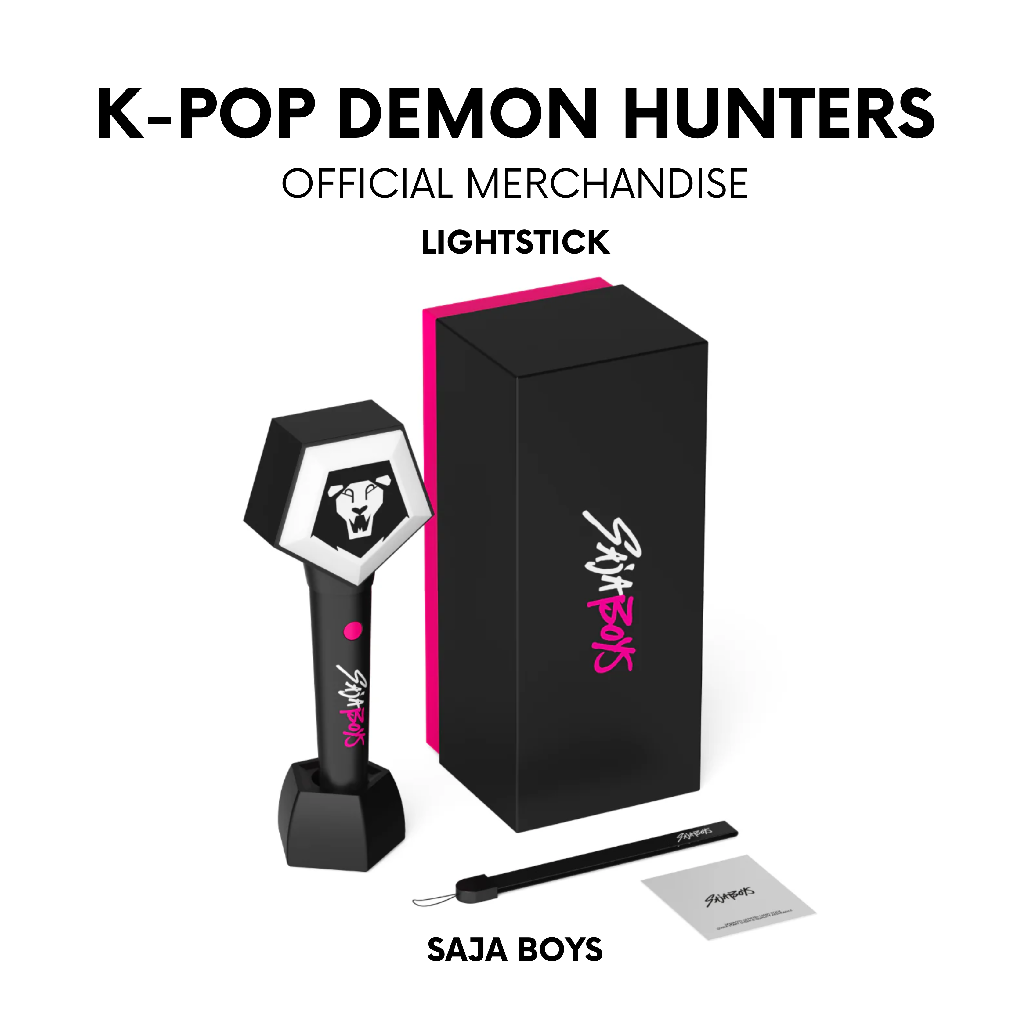 KPOP DEMON HUNTERS - OFFICIAL MERCHANDISE - SAJA BOYS LIGHTSTICK – J ...