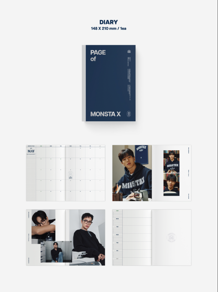 j-store-online-monsta-x-2025-seasons-greetings-page-of-monsta-x-diary