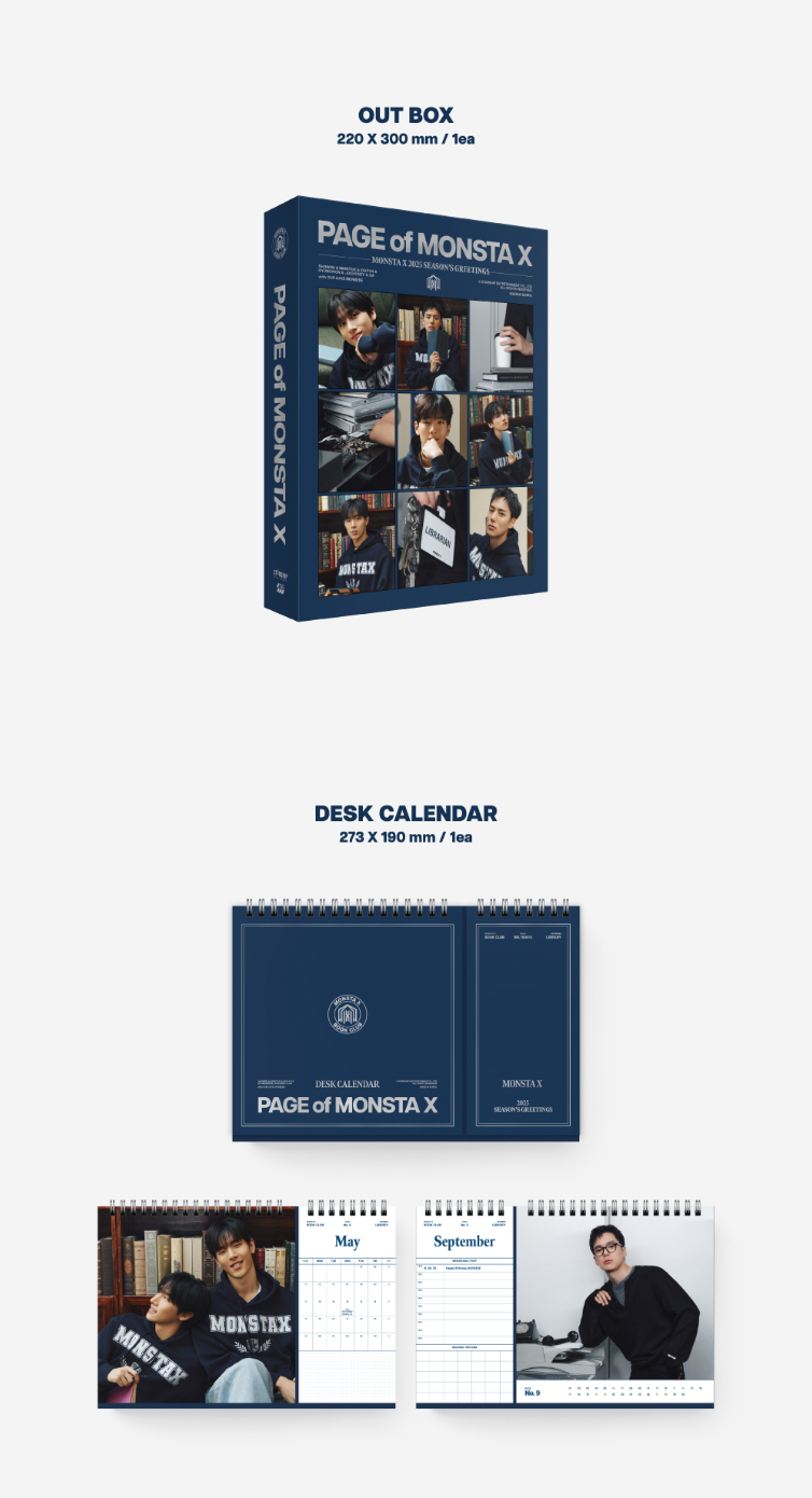 j-store-online-monsta-x-2025-seasons-greetings-page-of-monsta-x-outbox-calendar