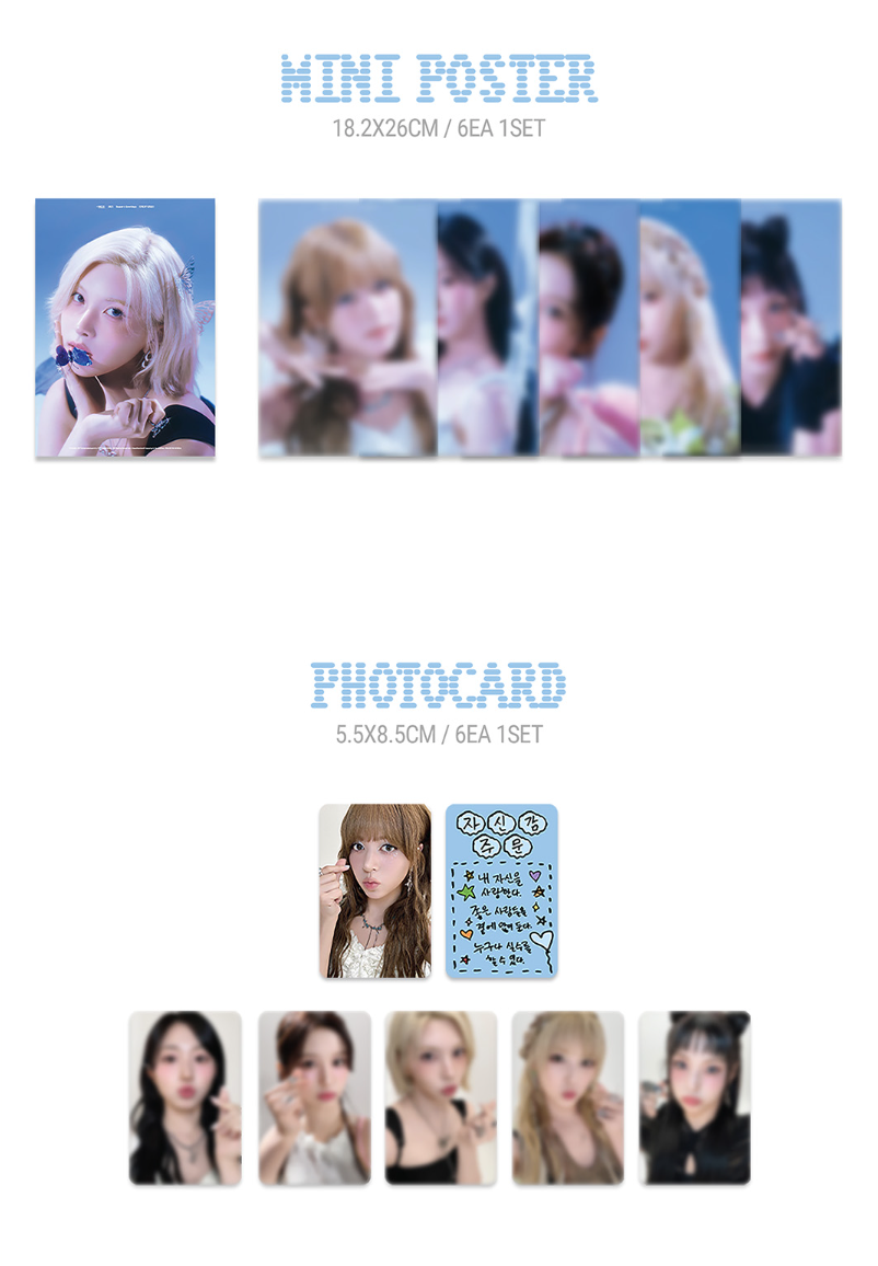 j-store-online-nmixx-seasons-greetings-2025-fairy-girls-diary-mini-poster-photocard