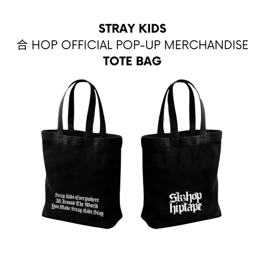 j-store-online-stray-kids-hop-popup-official-merchandise-tote-bag