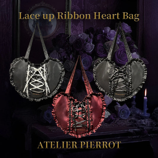 j-store-online_AtePie_Lace-up_ribbon_heart_bag