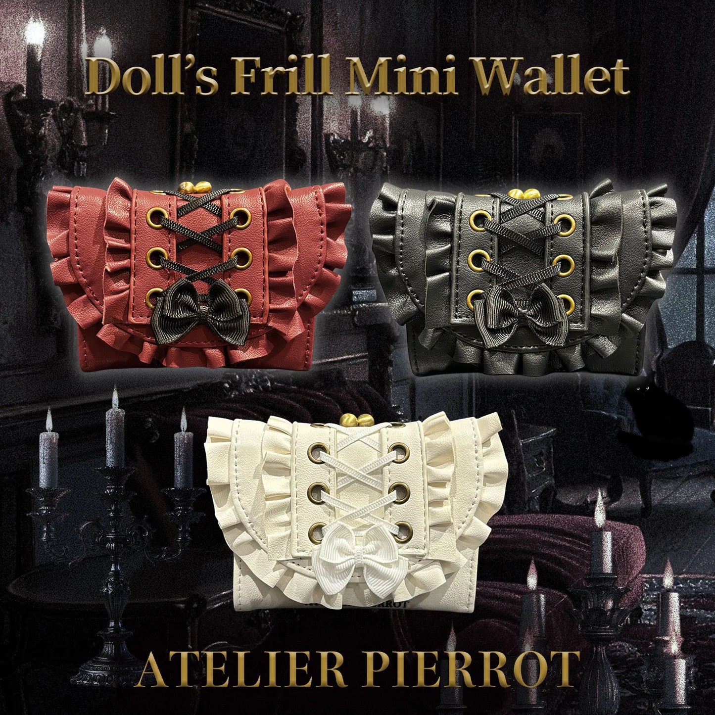ATELIER PIERROT - DOLL'S FRILL - MINI WALLET