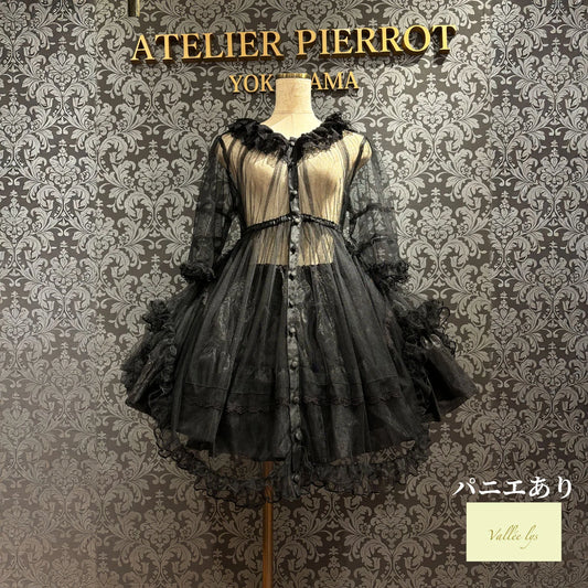 j-store-online_AtePie_Nocturne-Sheer-Tulle-Dress_black