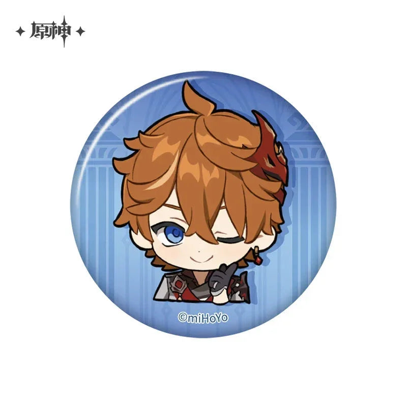 j-store-online_Genshin_Impact_Chibi_Expression_Sticker_Badge-_Fatui-Tartaglia