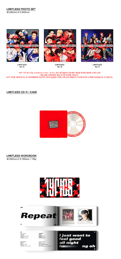 NCT 127 - NCT #127 Limitless - 2nd Mini Album - neue Auflage - J-Store Online