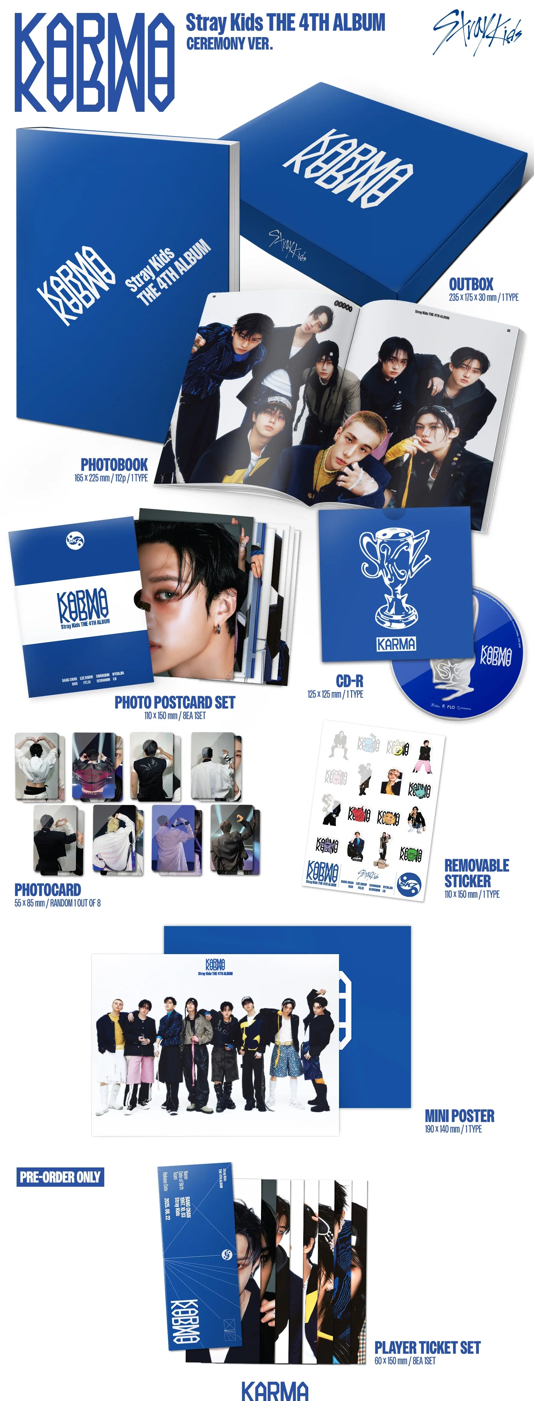 STRAY KIDS - KARMA (THE 4TH ALBUM) STANDARD EDITION – J-Store Online STRAY KIDS - KARMA (THE 4TH ALBUM) STANDARD EDITION – J-Store Online