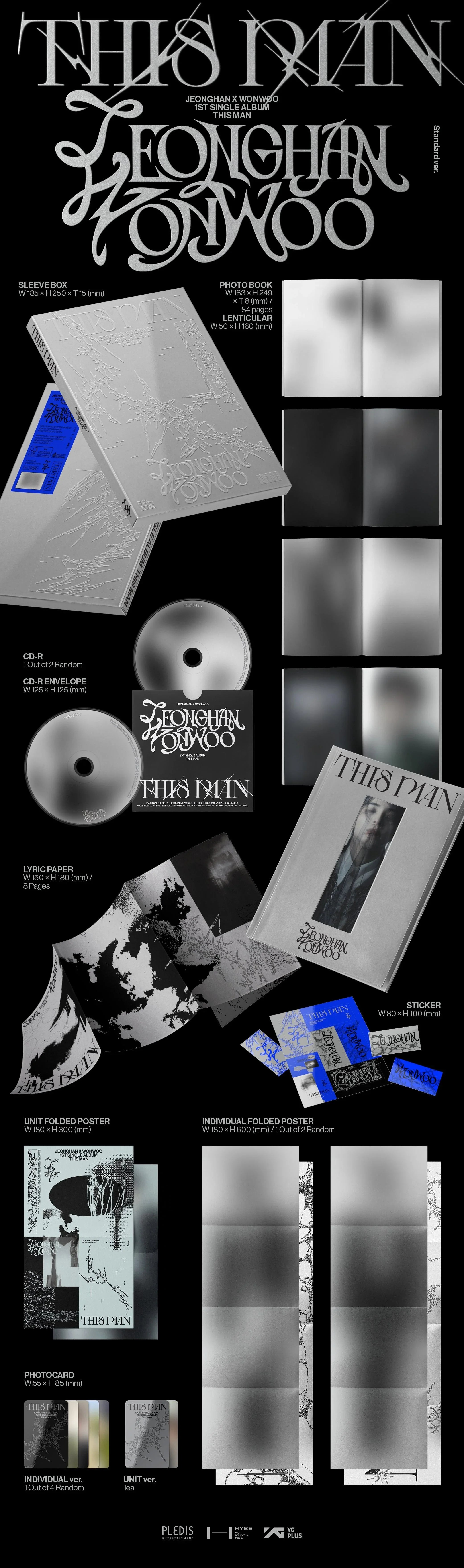 JEONGHAN X WONWOO - [THIS MAN] (1ST SINGLE ALBUM) – J-Store Online