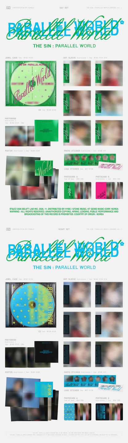(Pre-Order) ENHYPEN - THE SIN : PARALLEL WORLD - ENGENE NIGHT VER.