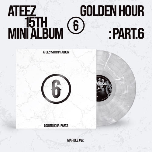 (Pre-Order) ATEEZ - GOLDEN HOUR : Part.6 (MARBLE VINYL VER.)