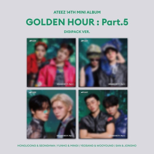 (Pre-Order) ATEEZ - GOLDEN HOUR : Part.5 (DIGIPACK UNIT VER.) - SET
