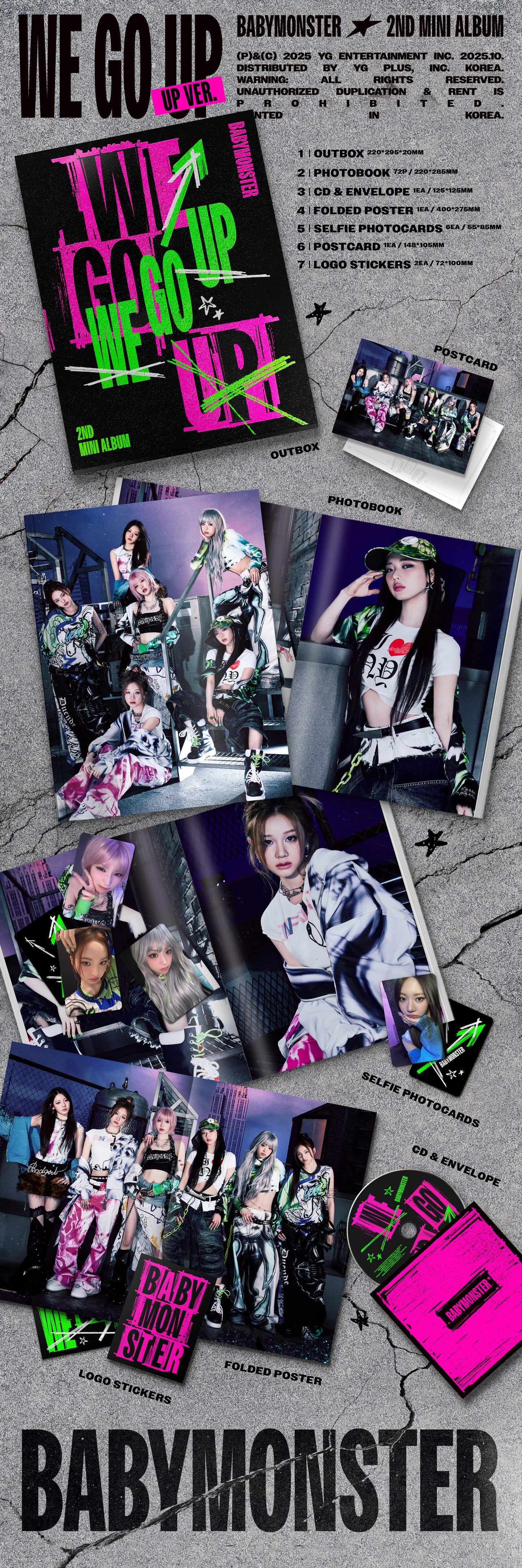 jstore_online_BABYMONSTER_2nd_MINI_ALBUM_WE_GO_UP_up_ver_content