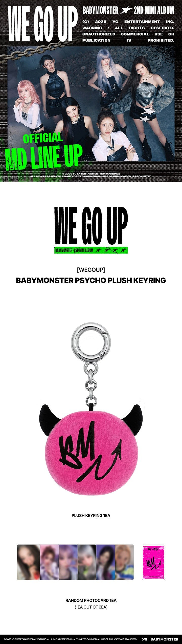 jstore_online_BABYMONSTER_WE_GO_UP_PSYCHO_PLUSH_KEYRING_content