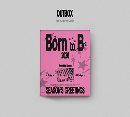 (Pre-Order) BAEKHYUN - BORN TO B (SEASON'S GREETINGS 2026)