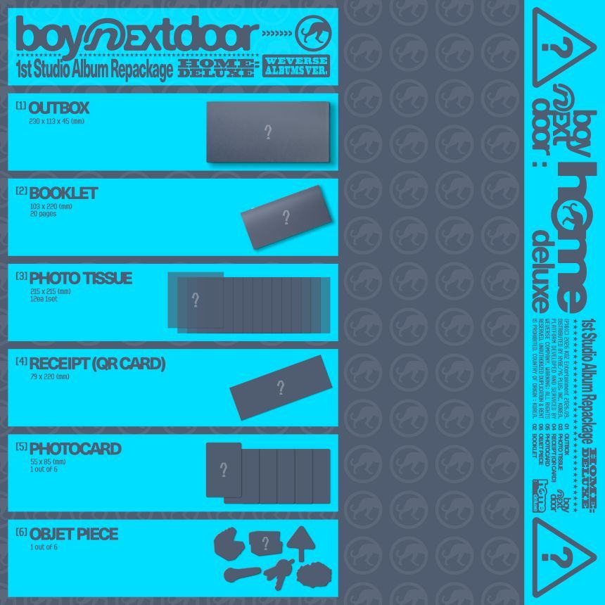 (Pre-Order) BOYNEXTDOOR - HOME: DELUXE (1ST STUDIO ALBUM REPACKAGE) - WEVERSE VER. (DIGITAL)