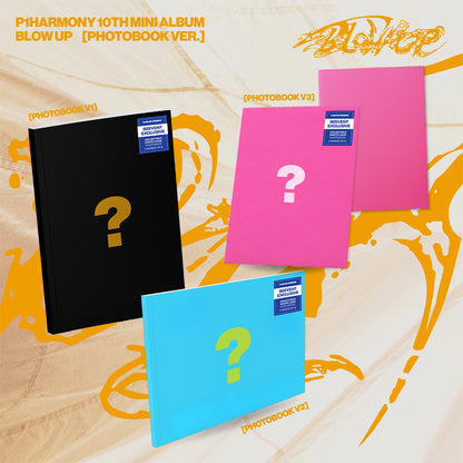 (Pre-Order) P1Harmony - BLOW UP - Europe 82EVENT Exclusive (Photobook V1/V2/V3)
