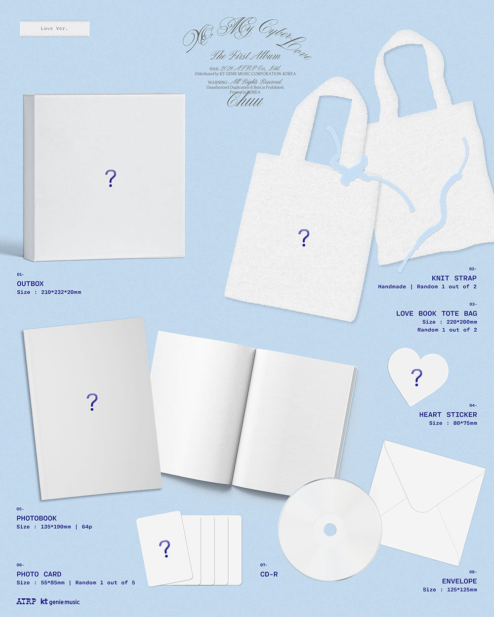 jstore_online_CHUU_THE_FIRST_ALBUM_XO_MY_CYBERLOVE_LOVE_VER_content