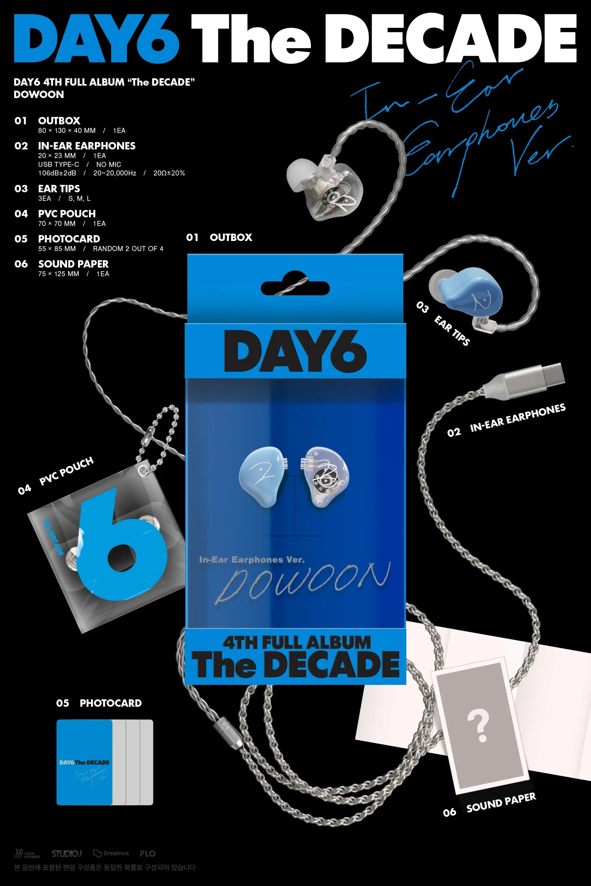 DAY6 The DECADE ウォンピル インイヤー イヤホン DAY6 - 正規四