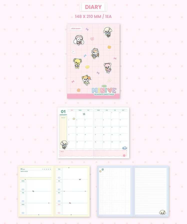 jstore_online_IVE_MINIVE_2026_SEASONS_GREETINGS_diary