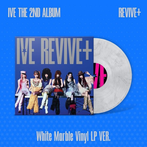 jstore_online_IVE_THE_2ND_ALBUM_REVIVE_WHITE_MARBLE_VINYL_LP_VER