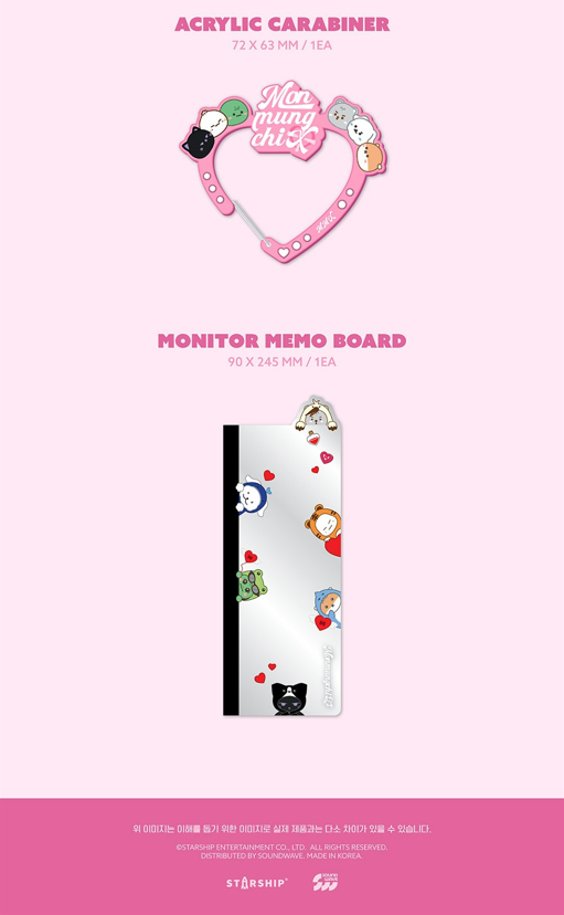 jstore_online_MONSTA_X_MONMUNGCHI_X_2026_SEASONS_GREETINGS_acrylic_carabiner_monitor_memo_pad