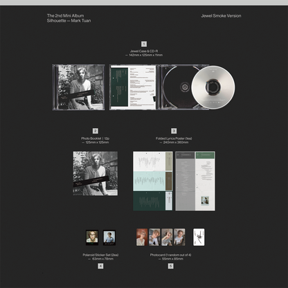 jstore_online_Mark_Tuan_2nd_Mini_Album_Silhouette_Smoke_Jewel_Ver_content
