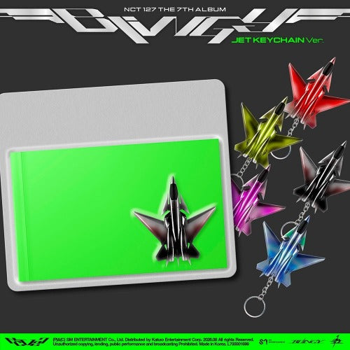 jstore_online_NCT_127_THE_7TH_ALBUM_BLINGY_JET_KEYCHAIN_VER