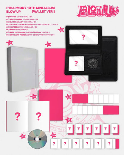 (Pre-Order) P1HARMONY - BLOW UP (10TH MINI ALBUM) - WALLET VER.