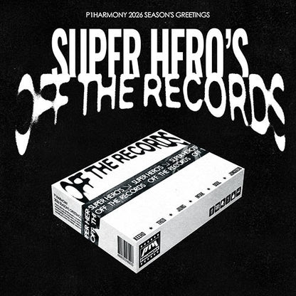 (Pre-Order) Hello82 - P1HARMONY - SUPER HERO'S OFF THE RECORDS (SEASON'S GREETINGS 2026)