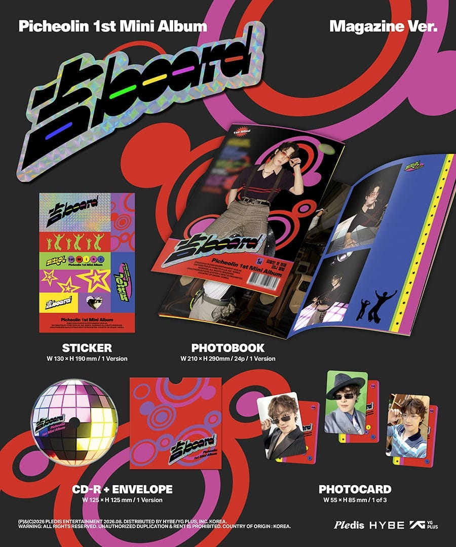 (Pre-Order) PICHEOLIN - 1ST MINI ALBUM - 吉BOARD(GILBOARD) - MAGAZINE VER.
