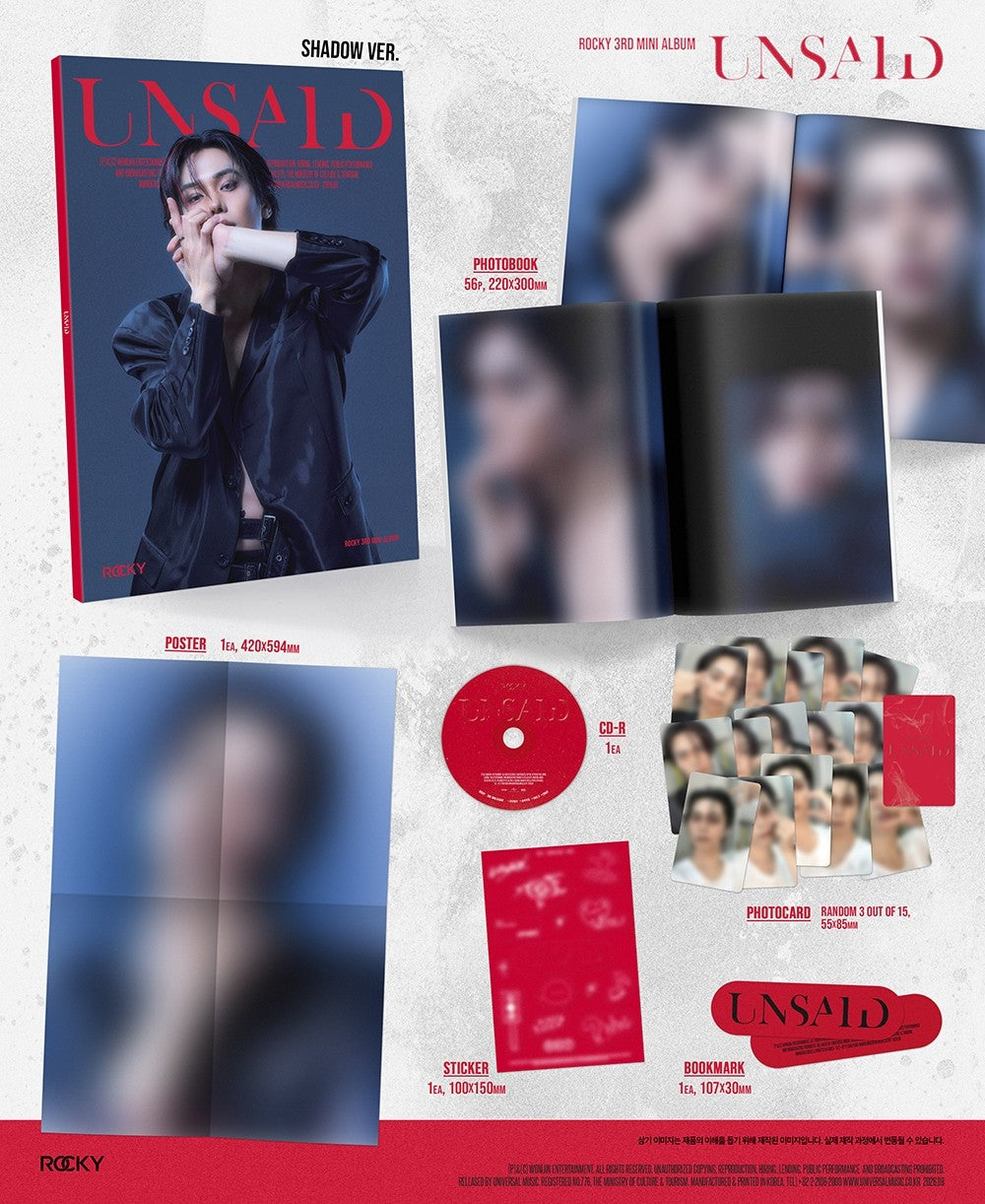 (Pre-Order) ROCKY - UNSAID (EP)