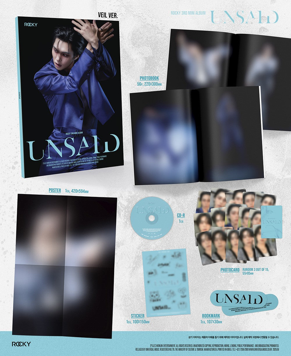 (Pre-Order) ROCKY - UNSAID (EP)
