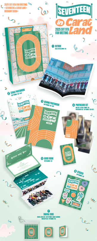 jstore_online_SEVENTEEN_2025_SVT_9TH_FAN_MEETING_SEVENTEEN_IN_CARAT_LAND_MEMORY_BOOK_content