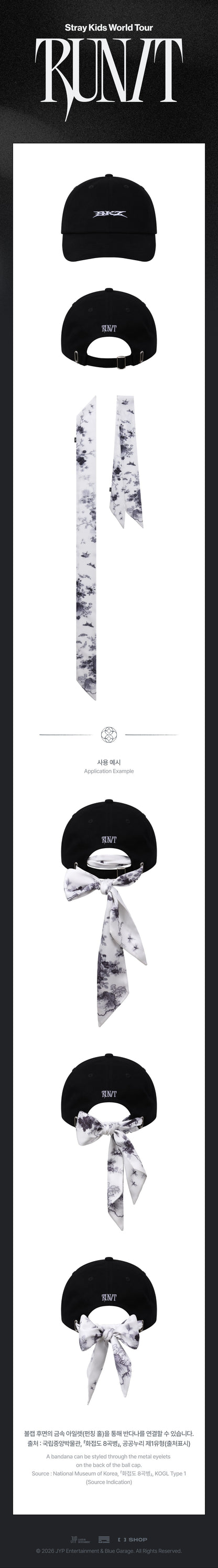 jstore_online_STRAY_KIDS_RUN_IT_BANDANA_BALL_CAP_detail