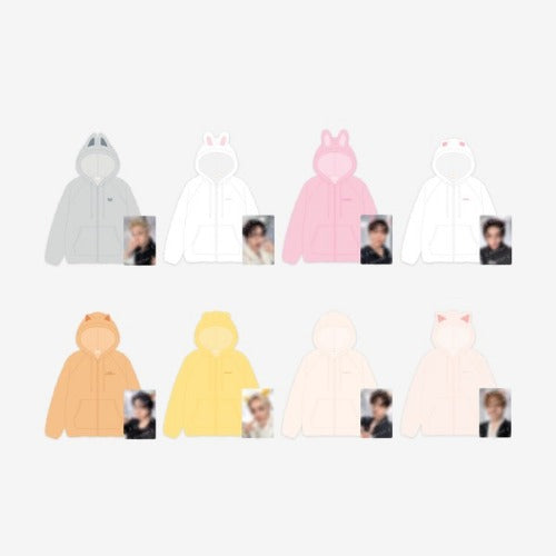 (Pre-Order) STRAY KIDS - RUN IT - SKZOO FLEECE HOOD ZIP-UP