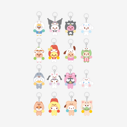 jstore_online_STRAY_KIDS_SKZOO_X_SANRIO_CHARACTERS_SECRET_FLOCKED_FIGURE_KEYRING_CHEER_UP_Ver