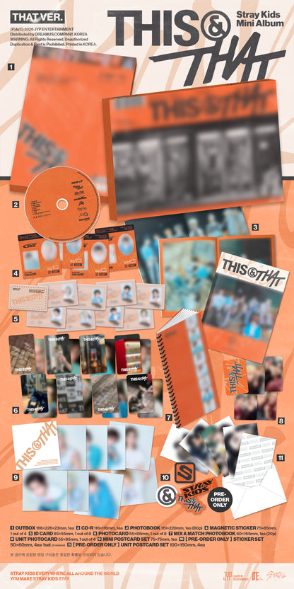 (Pre-Order) STRAY KIDS - THIS & THAT (STANDARD VER.)