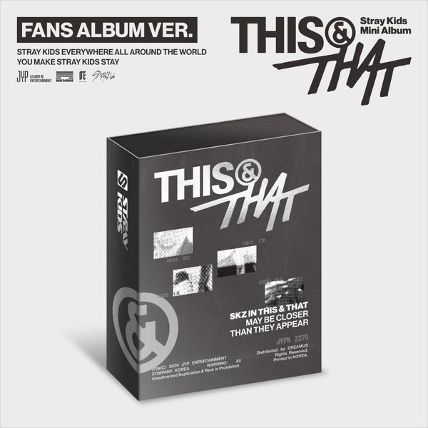 (Pre-Order) STRAY KIDS - THIS & THAT (FANS ALBUM VER.)