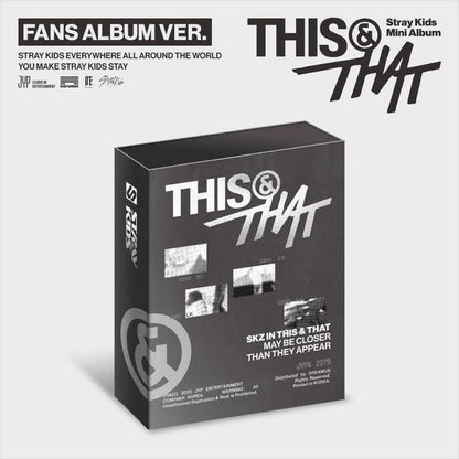 (Pre-Order) STRAY KIDS - THIS & THAT (FANS ALBUM VER.)