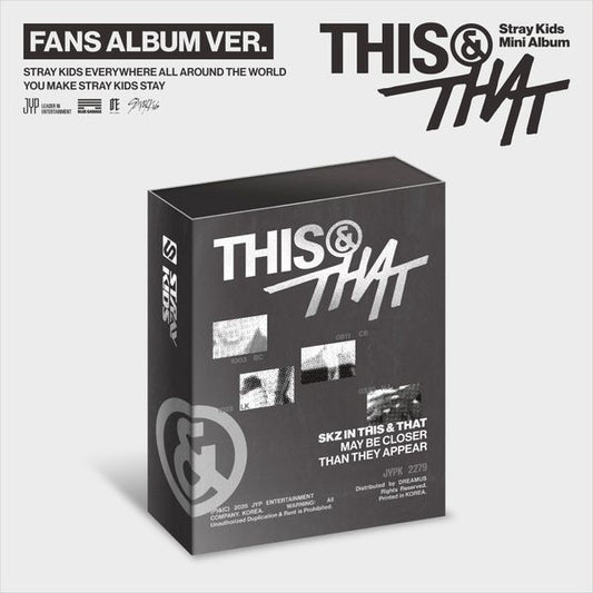 (Pre-Order) STRAY KIDS - THIS & THAT (FANS ALBUM VER.)