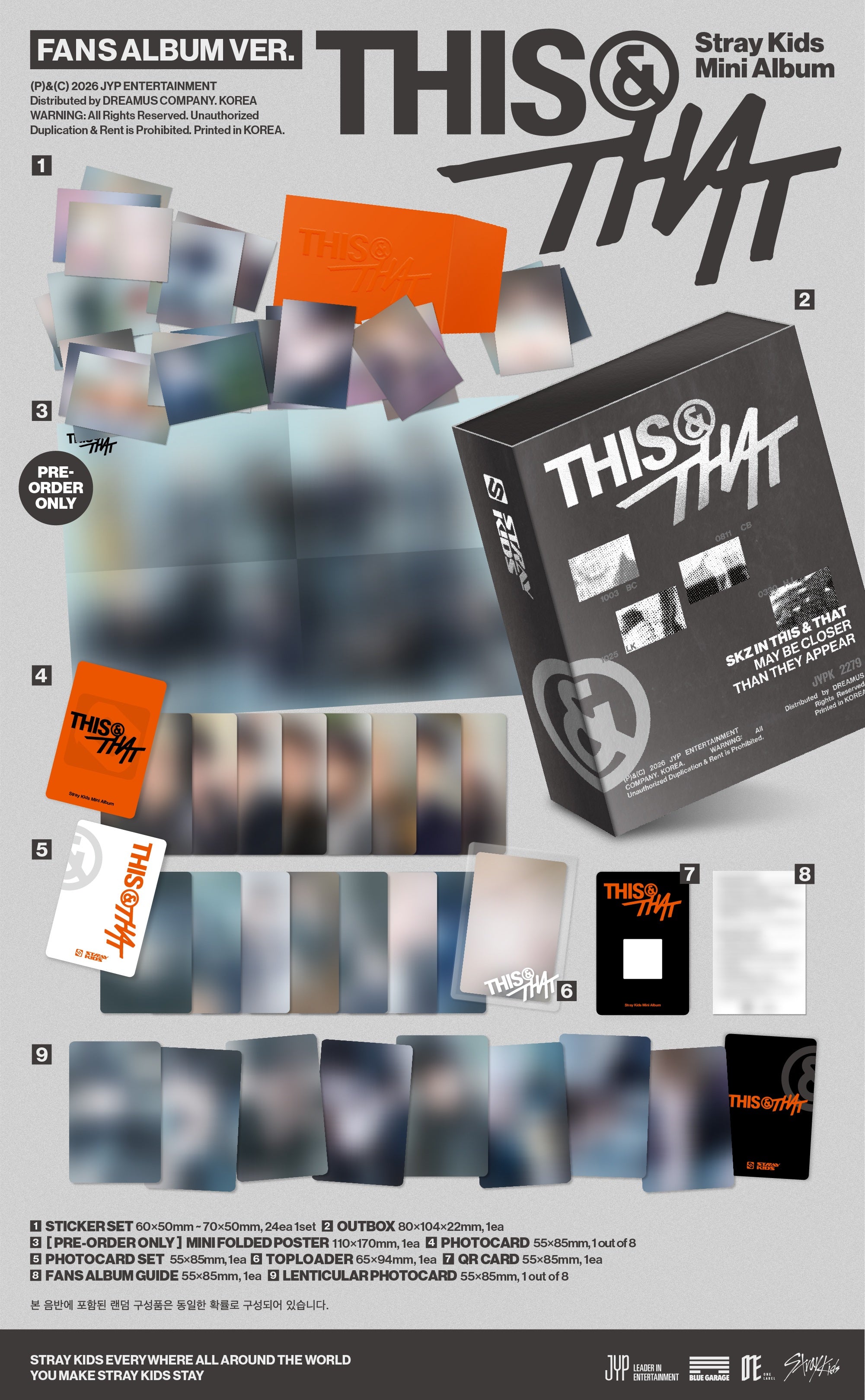 STRAY KIDS - THIS & THAT (FANS ALBUM VER.) – J-Store Online
