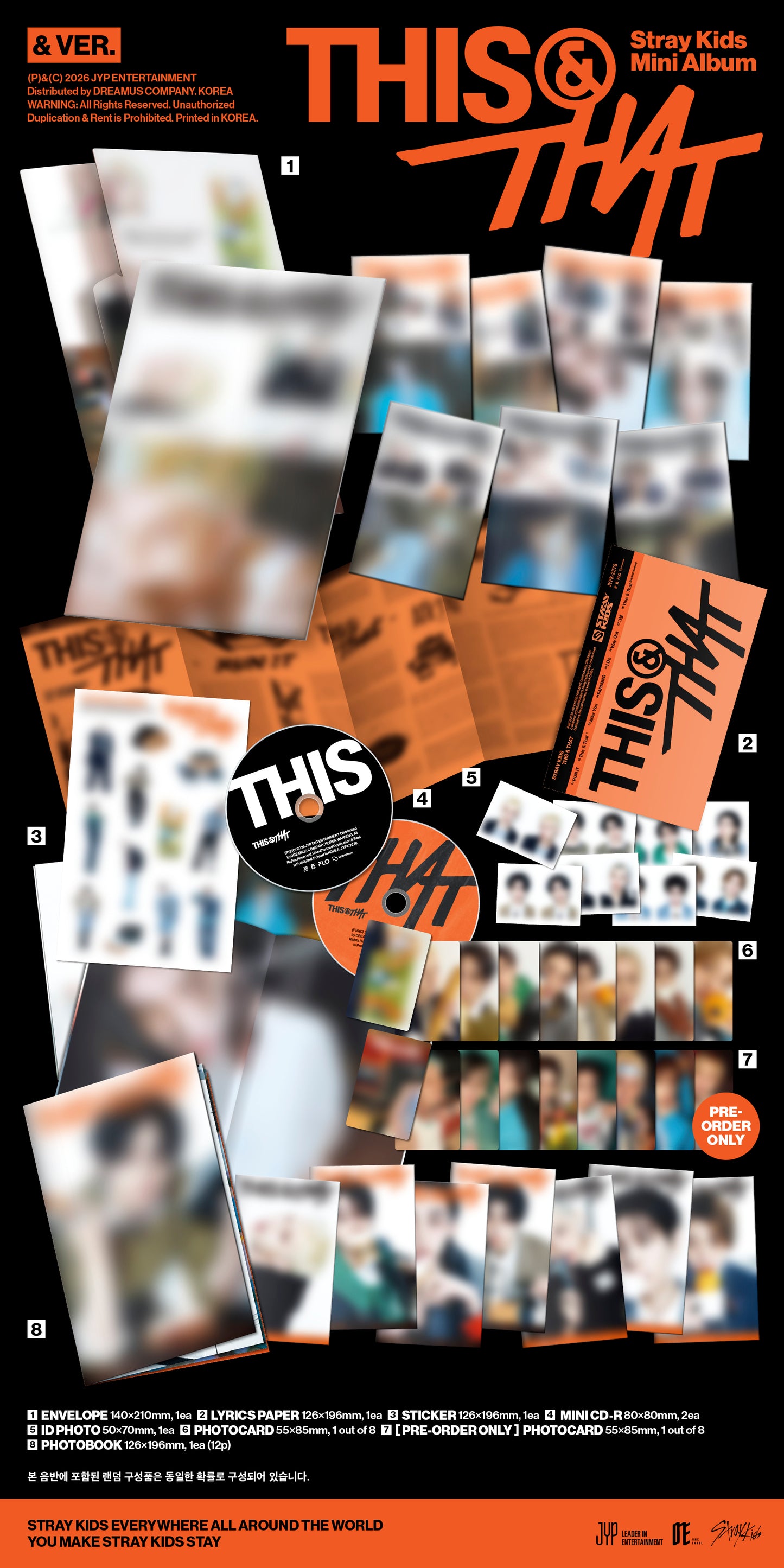 (Pre-Order) STRAY KIDS - THIS & THAT (& VER.)