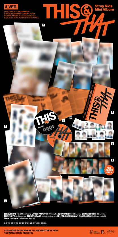 (Pre-Order) STRAY KIDS - THIS & THAT (& VER.)