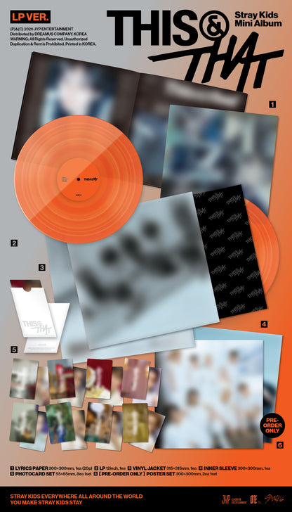 (Pre-Order) STRAY KIDS - THIS & THAT (LP VER.)