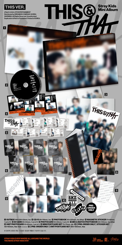 (Pre-Order) STRAY KIDS - THIS & THAT (STANDARD VER.)